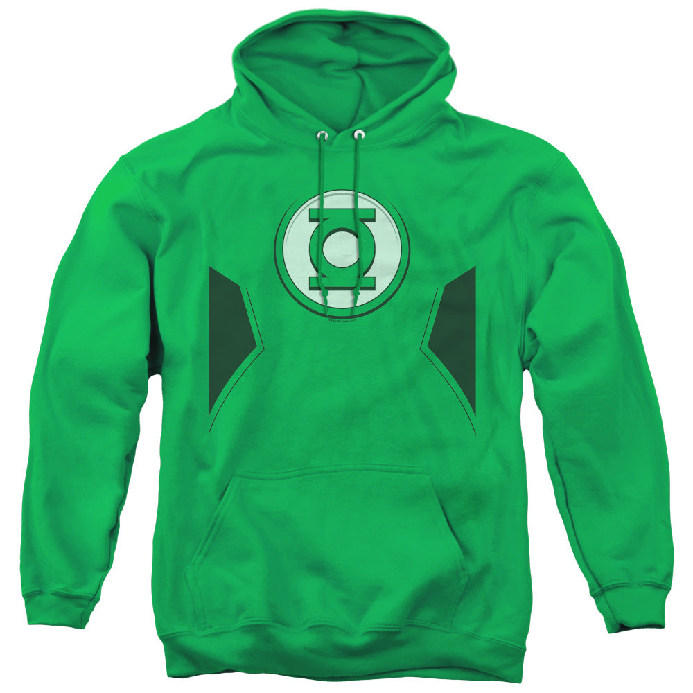 Justice League New Gl Uniform Mens Hoodie Kelly Green Officially Licensed