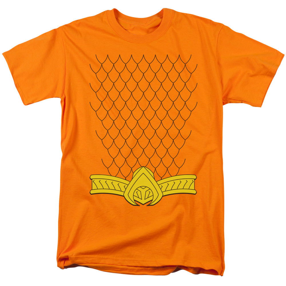 Justice League Of America New Aqua Costume Mens T Shirt Orange Officially Licensed