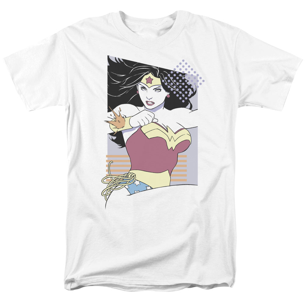 Justice League Of America Ww 80S Minimal Mens T Shirt White Officially Licensed