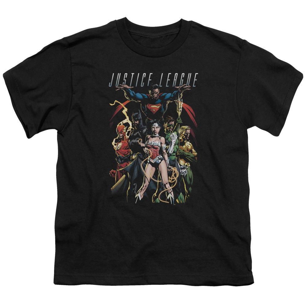 Justice League Dark Days Kids Youth T Shirt Black Officially Licensed