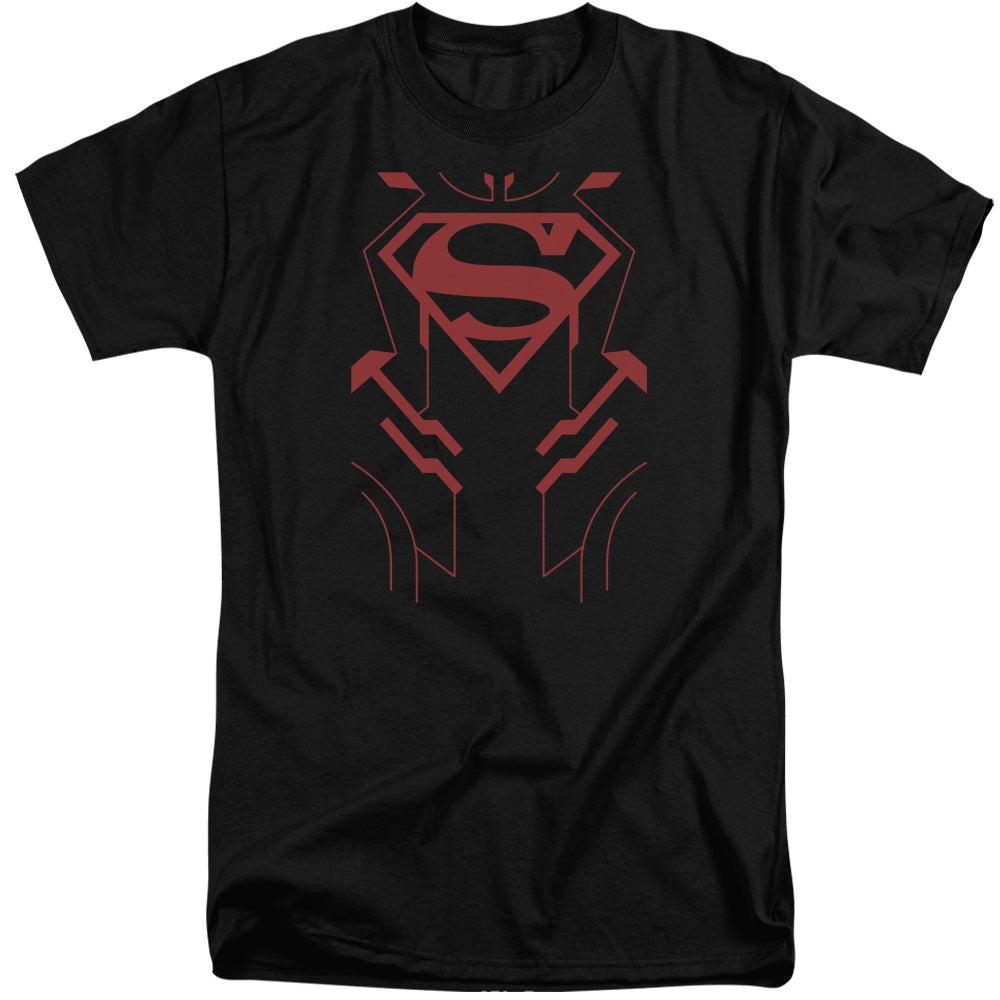 Justice League Superboy Mens Tall T Shirt Black Officially Licensed
