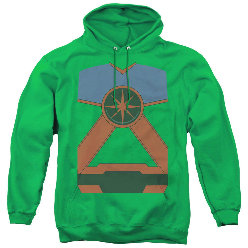 Justice League Martian Mh Mens Hoodie Kelly Green Officially Licensed