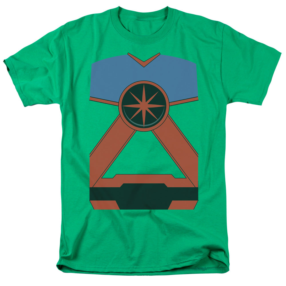 Justice League Of America Martian Mh Mens T Shirt Kelly Green Officially Licensed