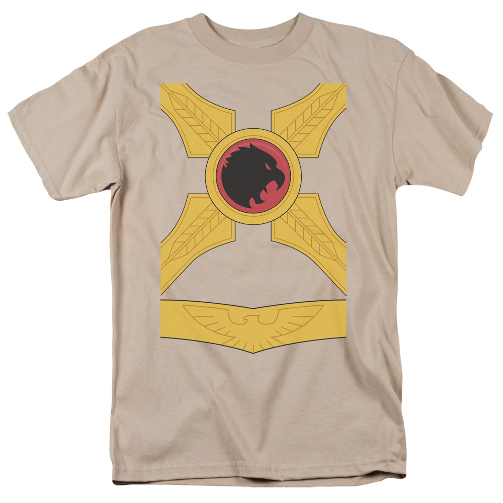 Justice League Hawkman Mens T Shirt Sand Officially Licensed