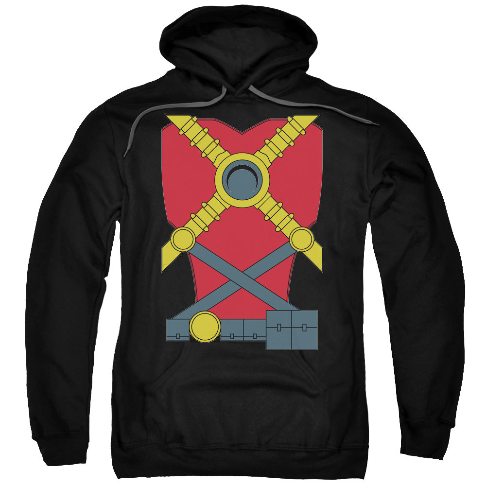 Justice League Red Robin Mens Hoodie Black Officially Licensed