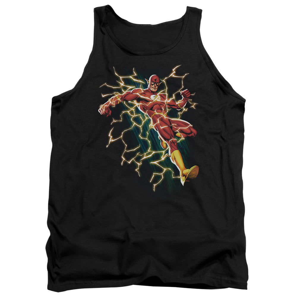 Justice League Electric Death Mens Tank Top Shirt Black Officially Licensed