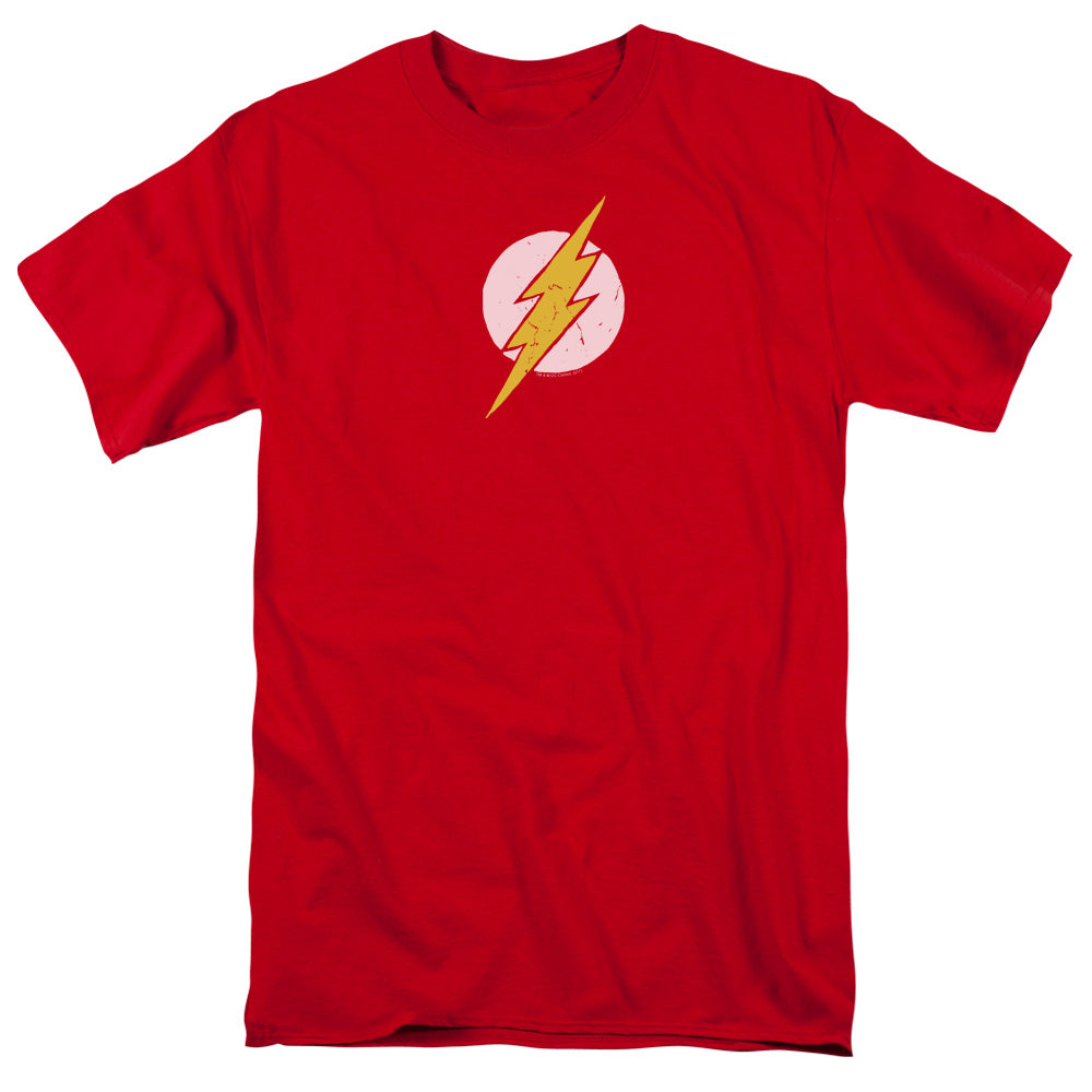 Justice League Of America Rough Flash Mens T Shirt Red Officially Licensed
