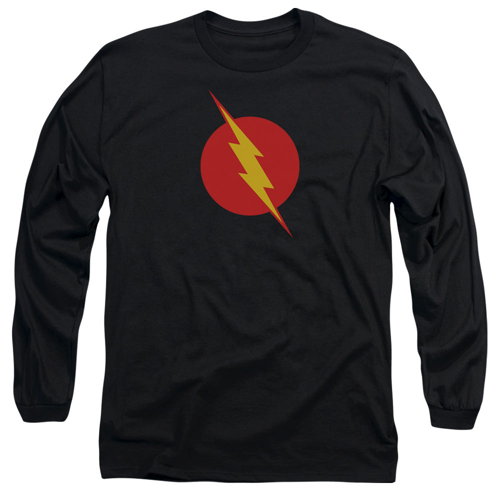 Justice League Reverse Flash Mens Long Sleeve Shirt Black Officially Licensed