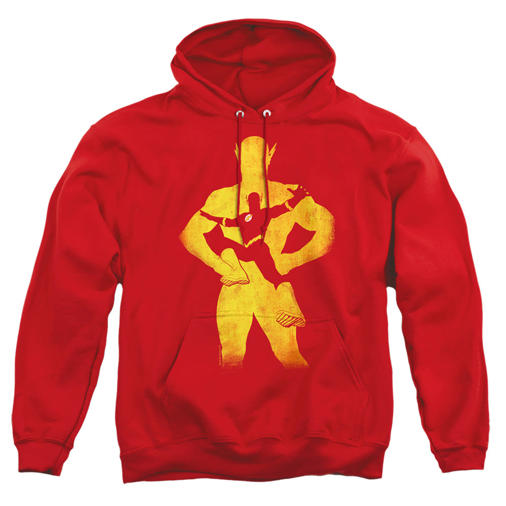 Justice League Of America Flash Knockout Mens Hoodie Red Officially Licensed