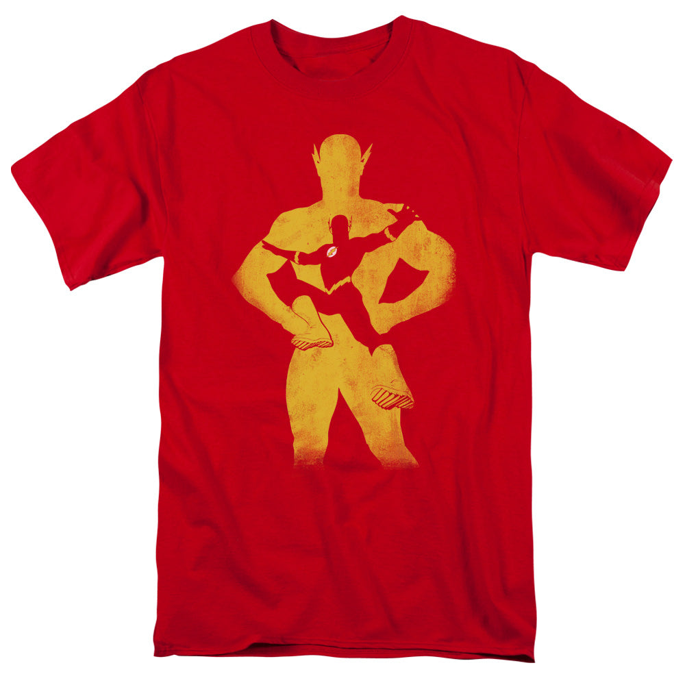 Justice League Of America Flash Knockout Mens T Shirt Red Officially Licensed