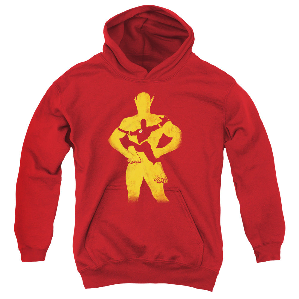 Justice League Flash Knockout Kids Youth Hoodie Red Officially Licensed
