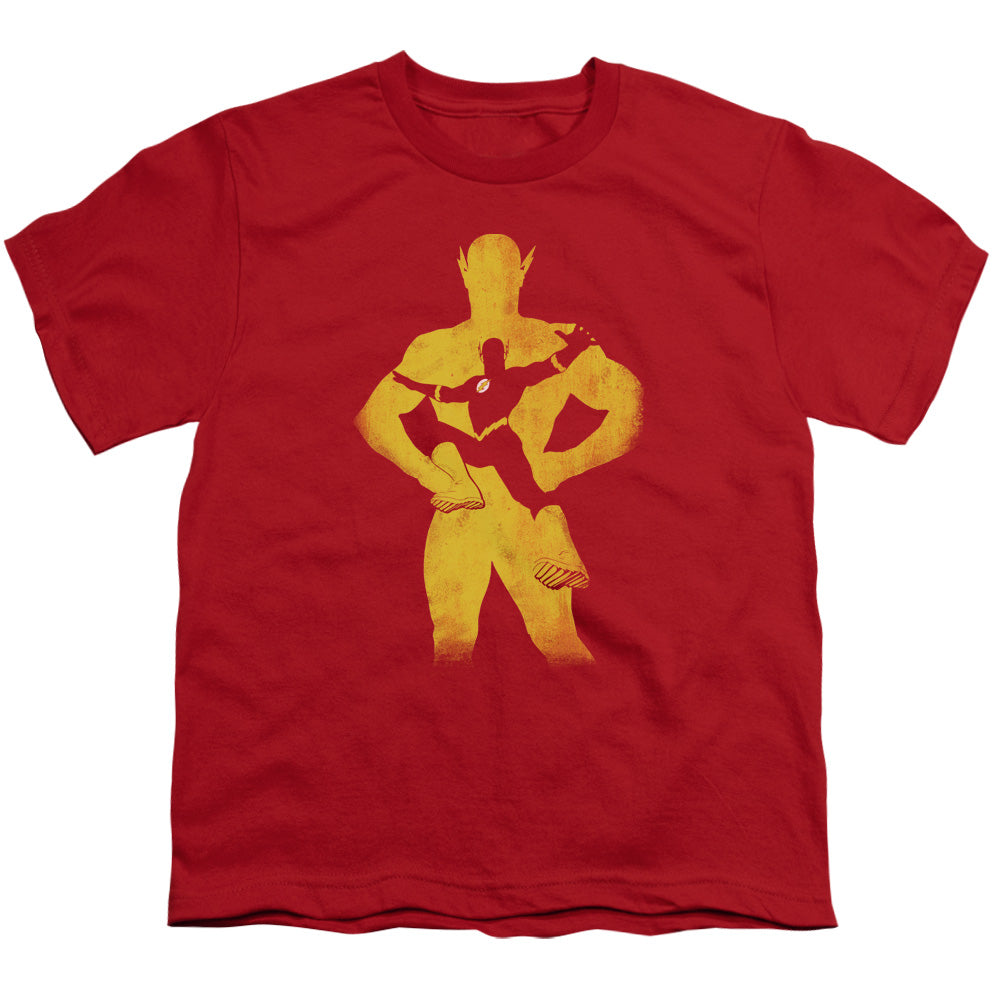 Justice League Flash Knockout Kids Youth T Shirt Red Officially Licensed