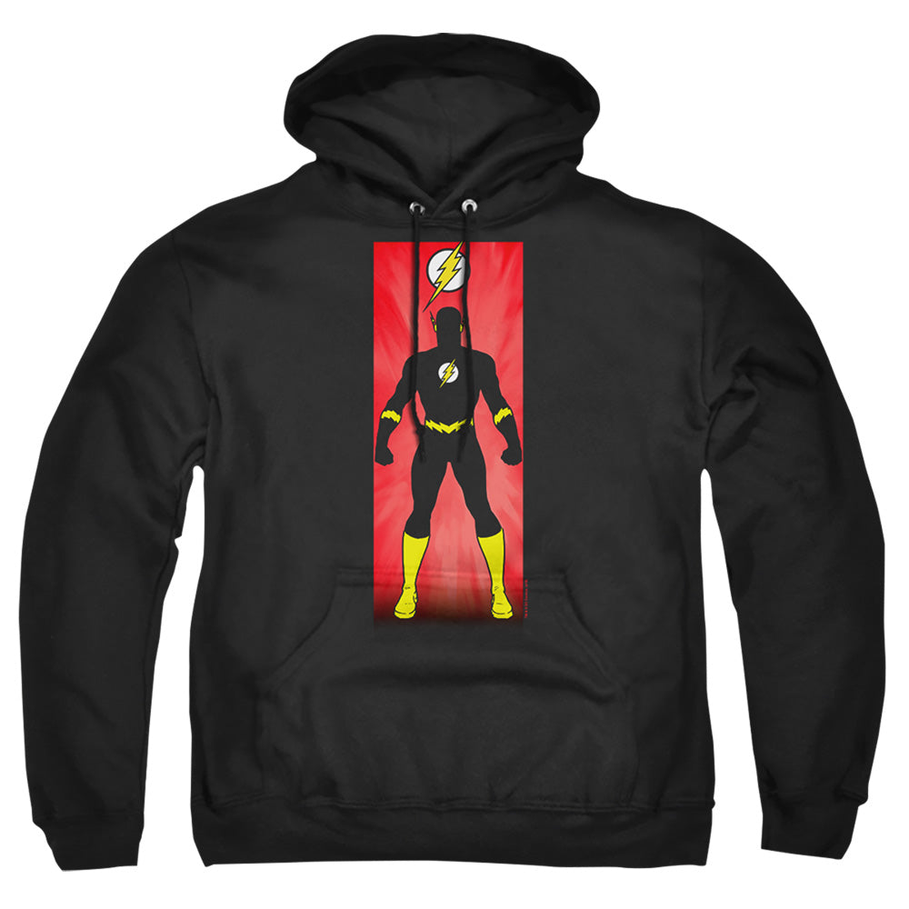 Justice League Of America Flash Block Mens Hoodie Black Officially Licensed