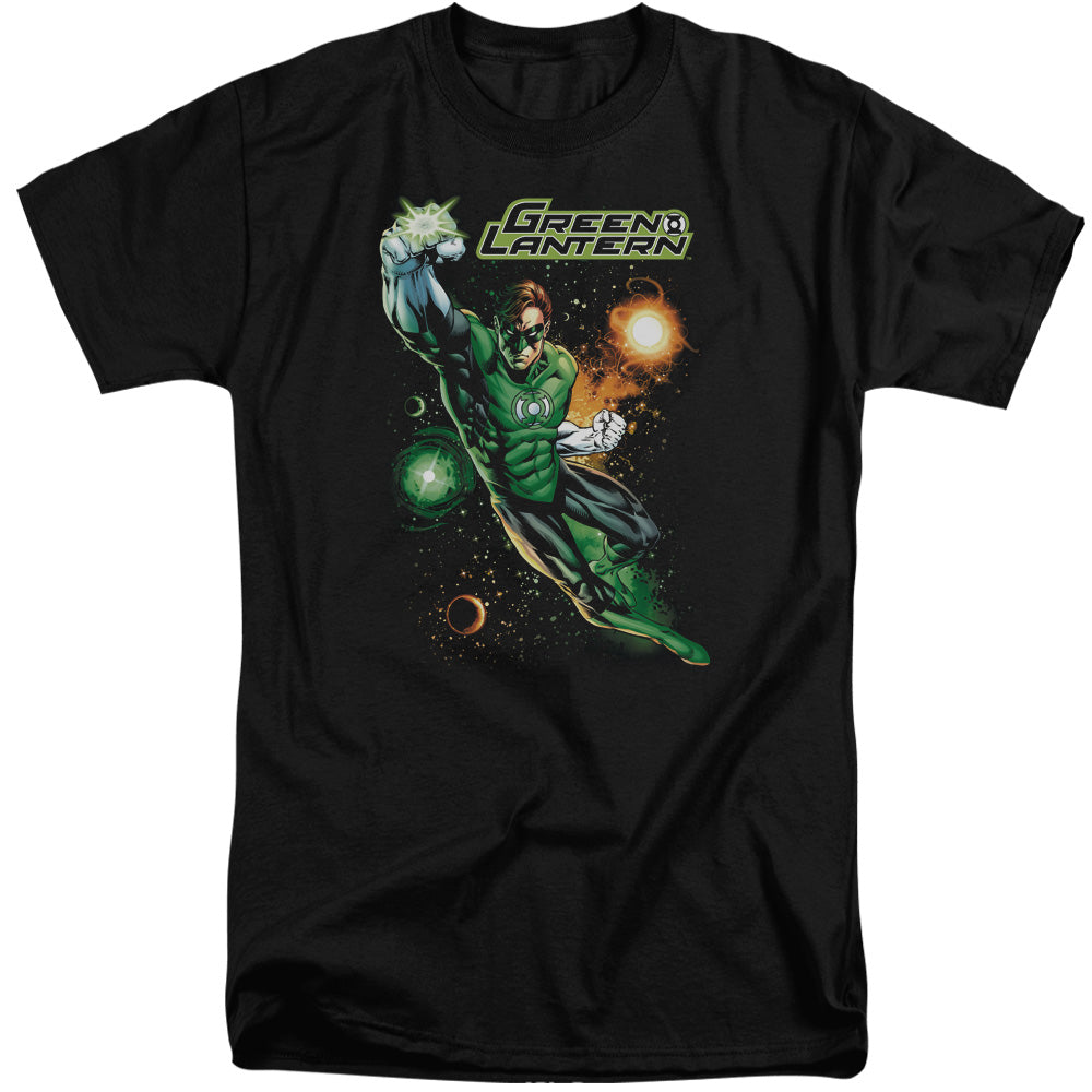 Justice League Galactic Guardian Mens Tall T Shirt Black Officially Licensed