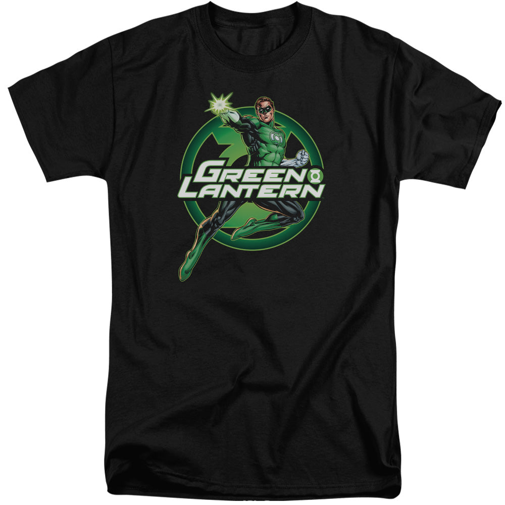 Justice League Lantern Glow Mens Tall T Shirt Black Officially Licensed