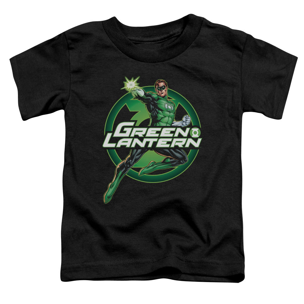 Justice League Lantern Glow Toddler Kids Youth T Shirt Black Officially Licensed