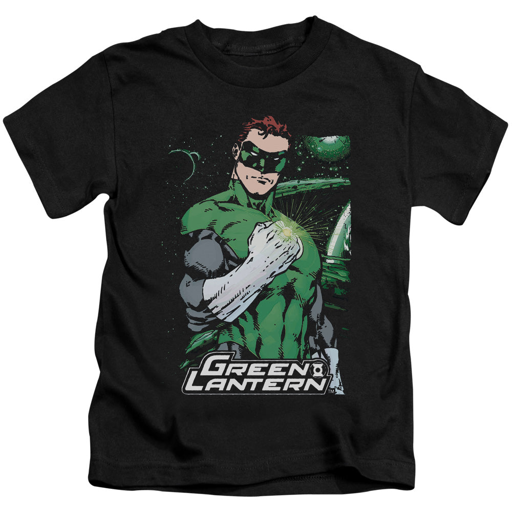 Justice League Fist Flare Juvenile Kids Youth T Shirt Black Officially Licensed