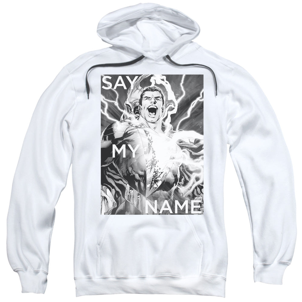 Justice League Say My Name Mens Hoodie White Officially Licensed