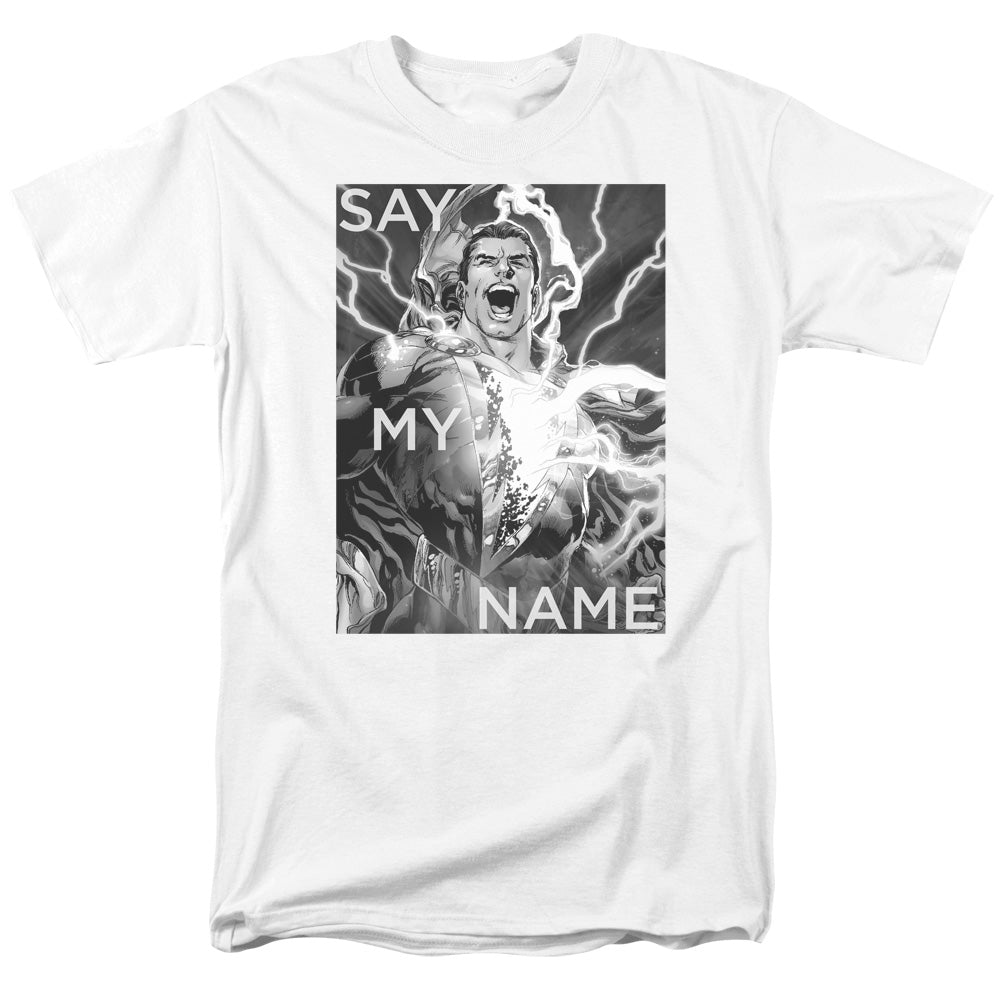 Justice League Of America Say My Name Mens T Shirt White Officially Licensed