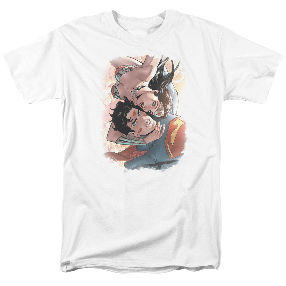 Justice League Of America Love Birds Mens T Shirt White Officially Licensed