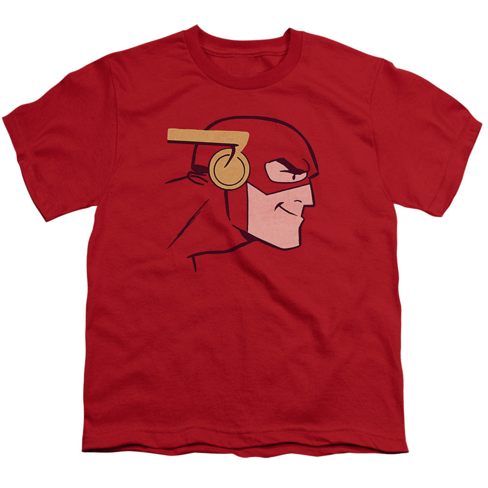 Justice League Cooke Head Kids Youth T Shirt Red Officially Licensed