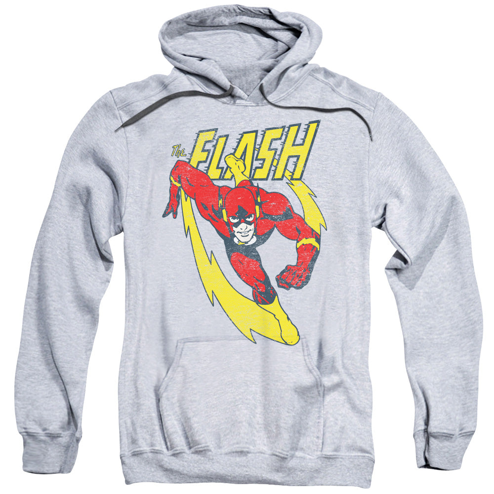 Justice League Lightning Trail Mens Hoodie Athletic Heather Officially Licensed