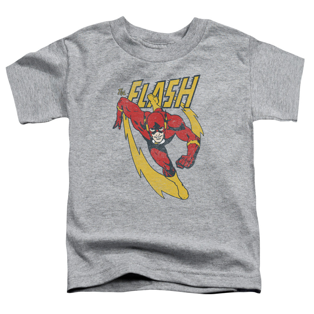 Justice League Lightning Trail Toddler Kids Youth T Shirt Athletic Heather Officially Licensed