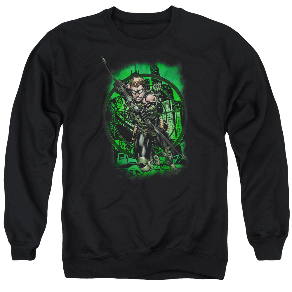 Justice League in My Sight Mens Crewneck Sweatshirt Black Officially Licensed