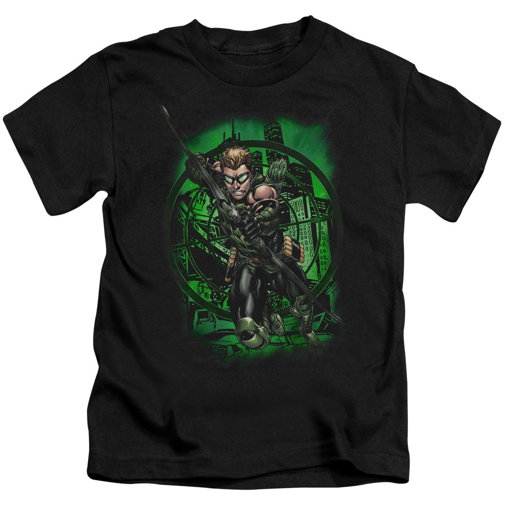 Justice League in My Sight Juvenile Kids Youth T Shirt Black Officially Licensed