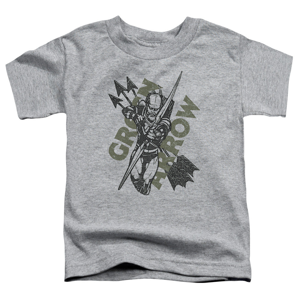 Justice League Archers Arrows Toddler Kids Youth T Shirt Athletic Heather Officially Licensed