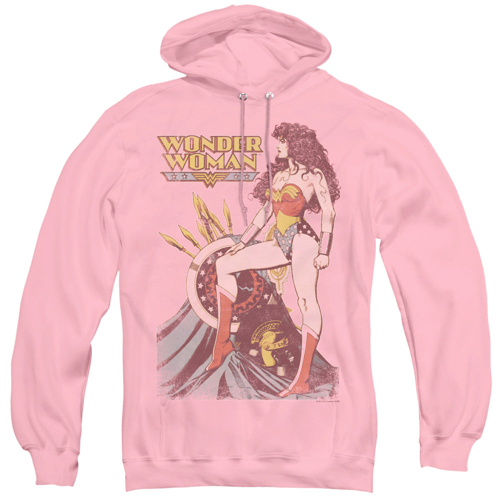 Justice League Armament Mens Hoodie Pink Officially Licensed