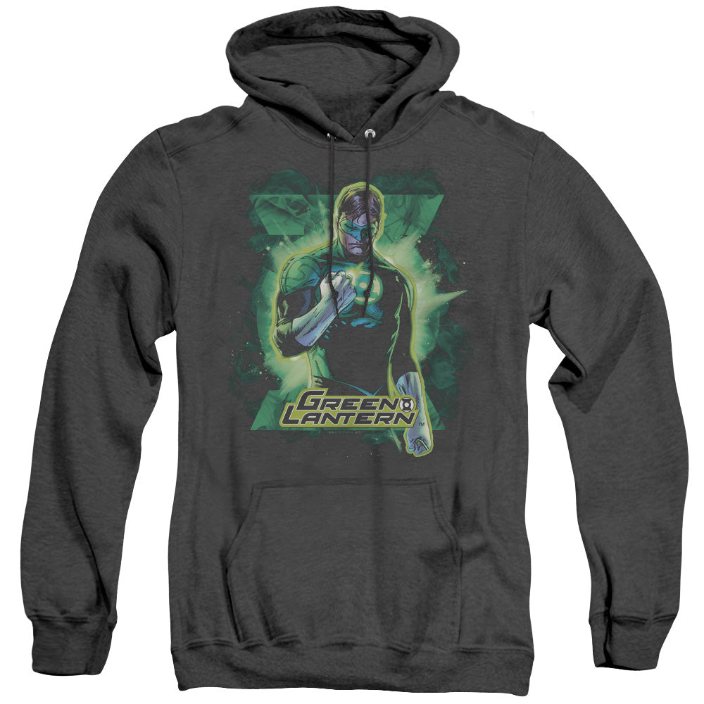 Justice League Gl Brooding Heather Mens Hoodie Black Officially Licensed