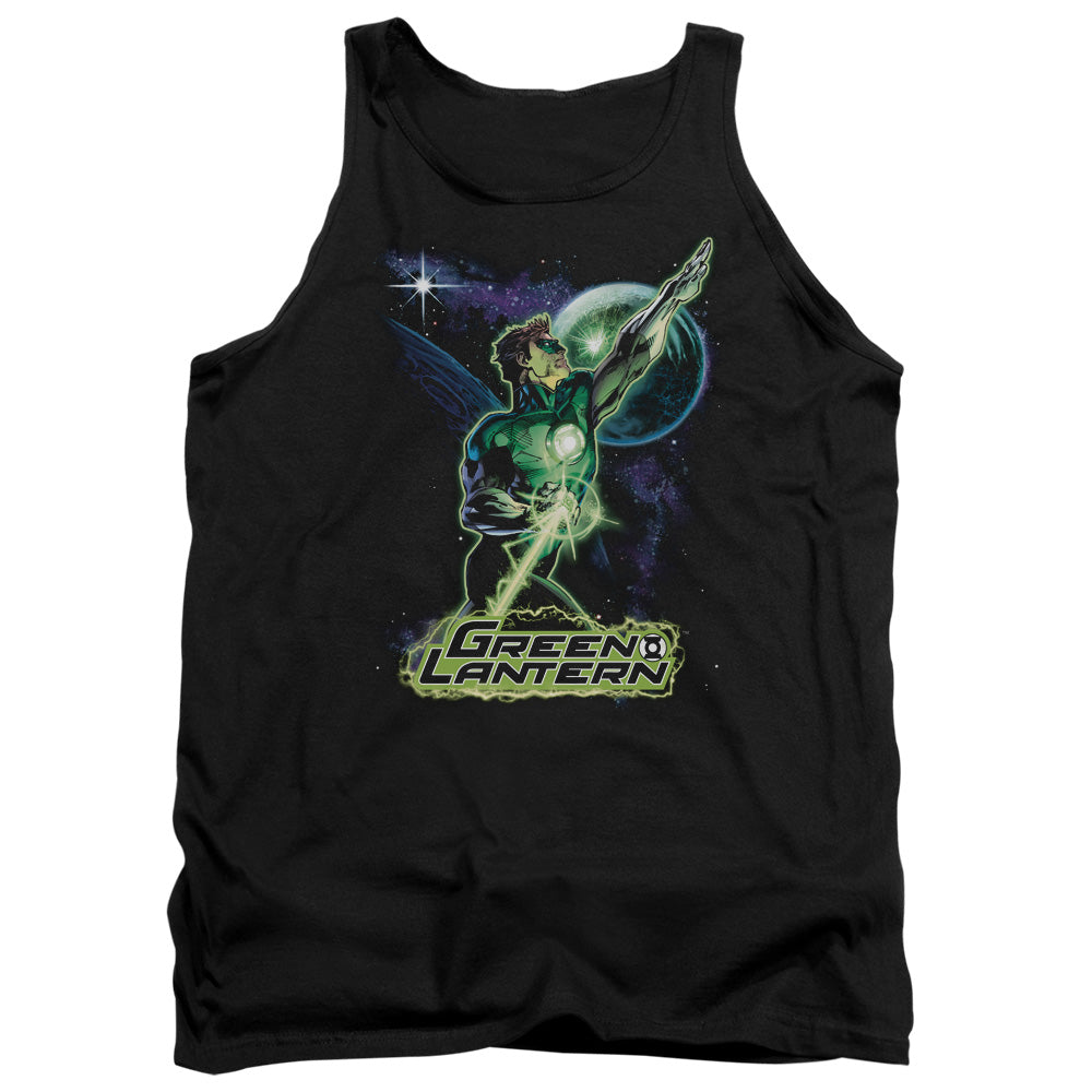 Justice League Hal Galaxy Mens Tank Top Shirt Black Officially Licensed