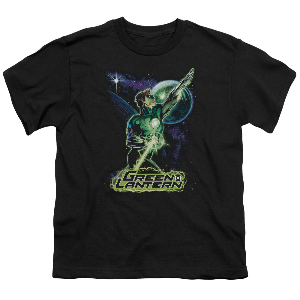 Justice League Hal Galaxy Kids Youth T Shirt Black Officially Licensed