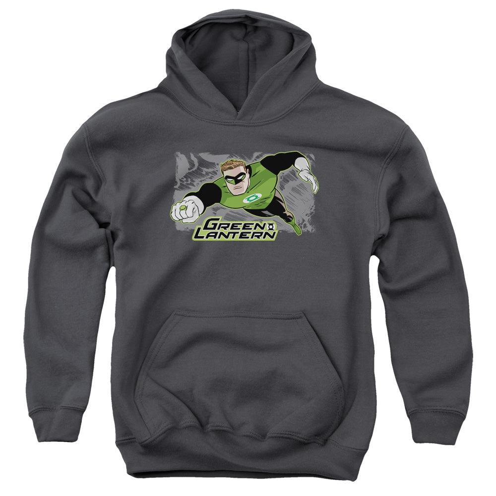 Justice League Space Cop Kids Youth Hoodie Charcoal Officially Licensed