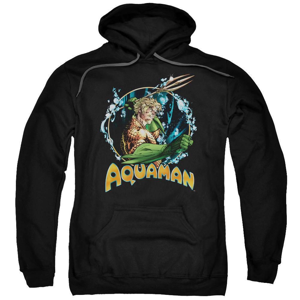 Justice League Ruler of the Seas Mens Hoodie Black Officially Licensed