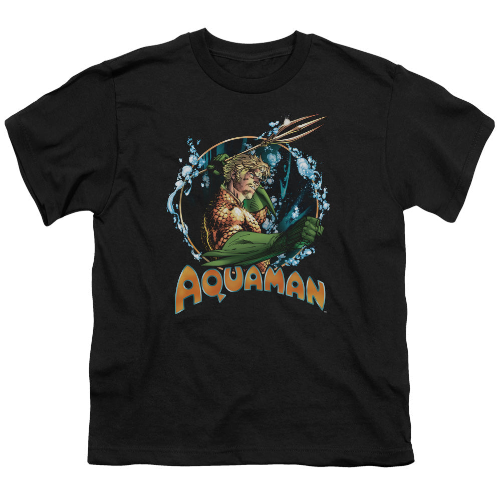 Justice League Ruler of the Seas Kids Youth T Shirt Black Officially Licensed