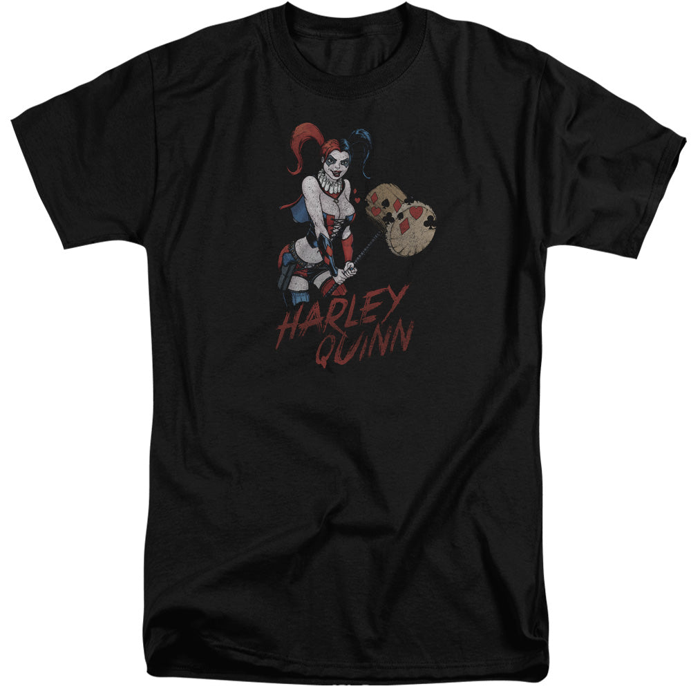 Justice League Of America Harley Hammer Mens Tall T Shirt Black Officially Licensed
