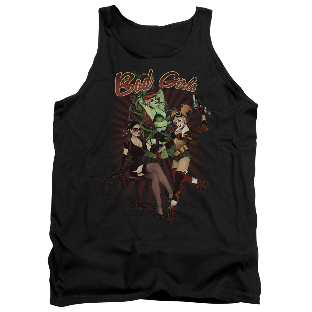 Justice League Bad Girls Mens Tank Top Shirt Black Officially Licensed