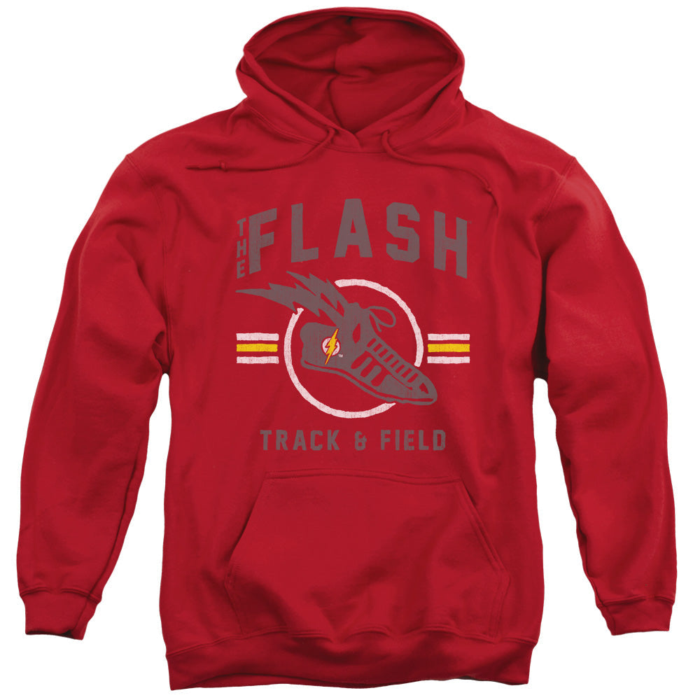 Justice League Track and Field Mens Hoodie Red Officially Licensed