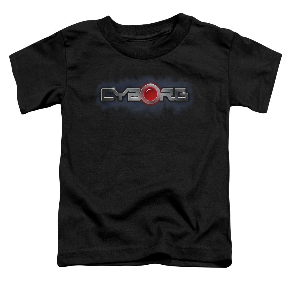 Justice League Cyborg Title Toddler Kids Youth T Shirt Black Officially Licensed