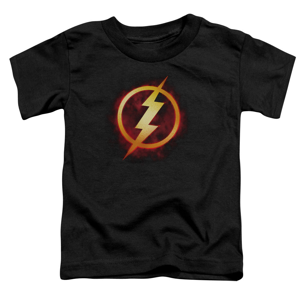 Justice League Flash Title Toddler Kids Youth T Shirt Black Officially Licensed