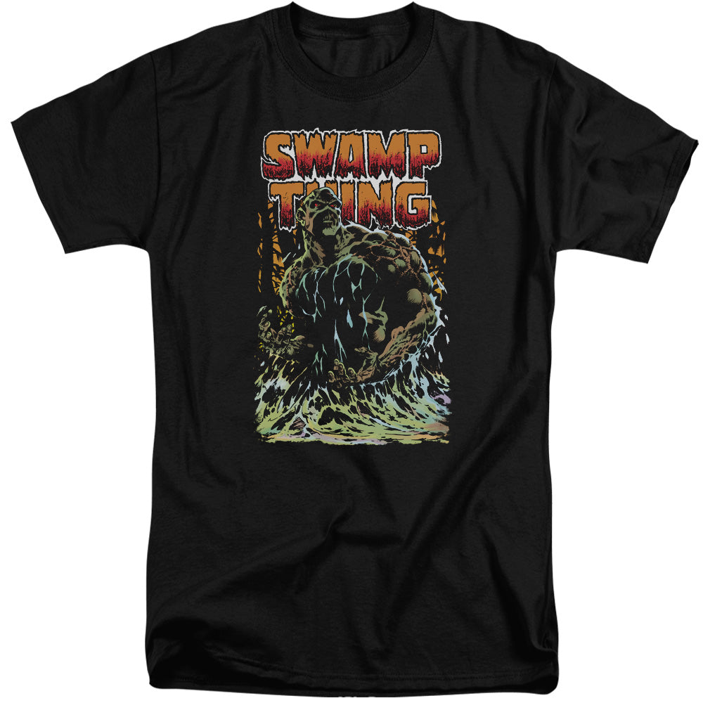 Justice League Swamp Thing Mens Tall T Shirt Black Officially Licensed