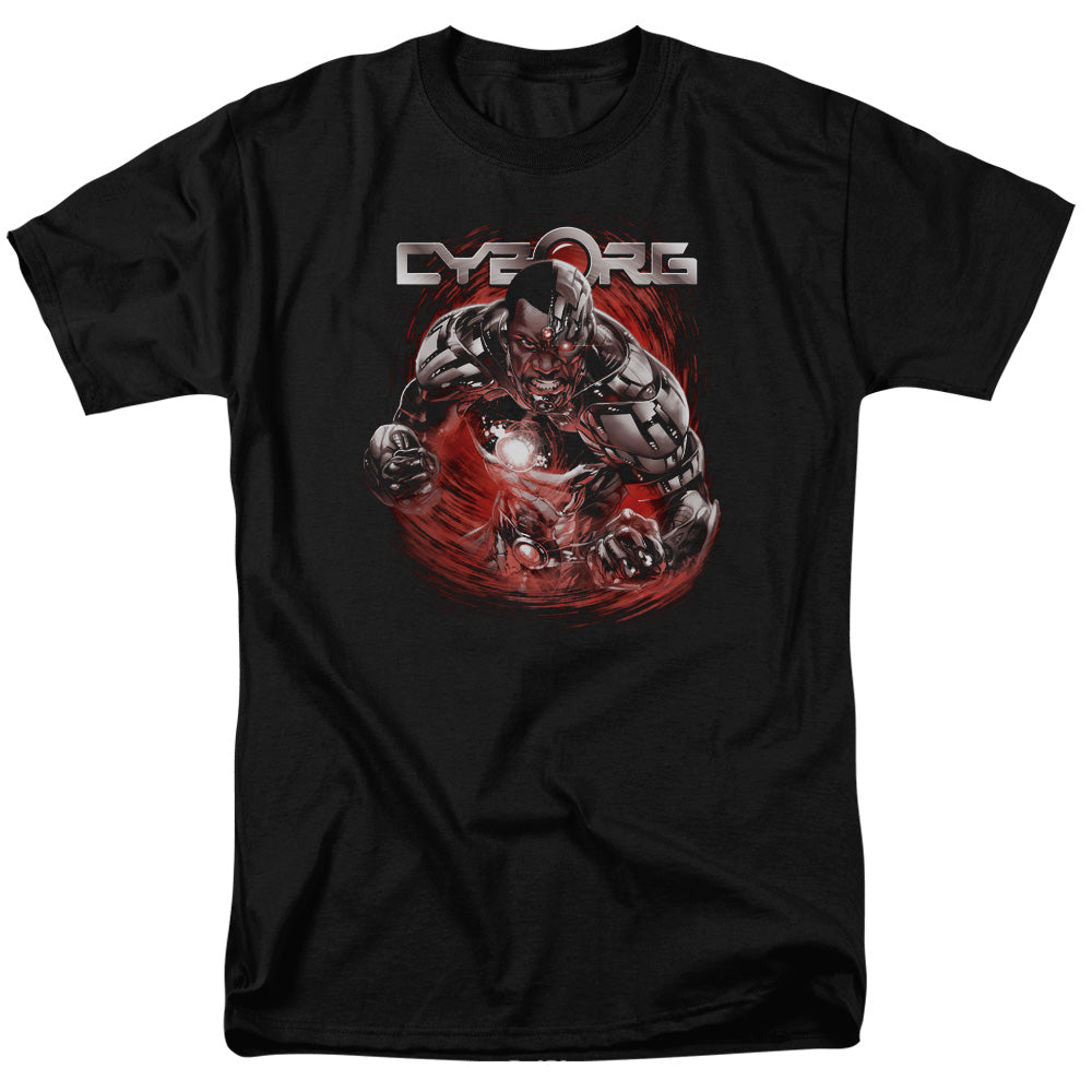 Justice League Of America Engaged Mens T Shirt Black Officially Licensed