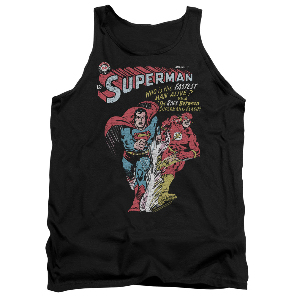 Justice League Fastest Mens Tank Top Shirt Black Officially Licensed