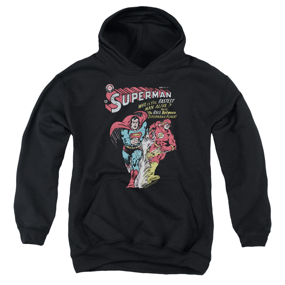 Justice League Fastest Kids Youth Hoodie Black Officially Licensed