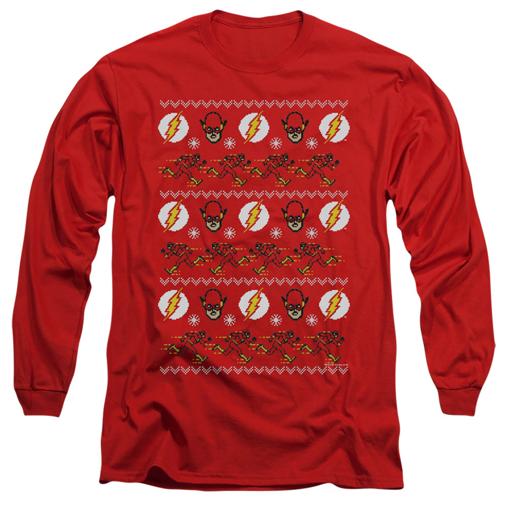 Dc Flash The Flash Ugly Christmas Sweater
Mens Long Sleeve Shirt Red Officially Licensed Officially Licensed