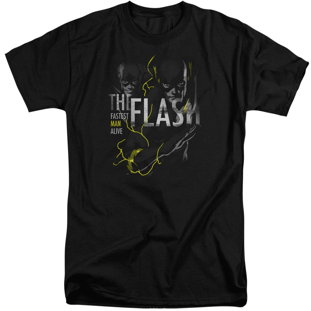 Dc Flash Bold Flash Mens Tall T Shirt Black Officially Licensed