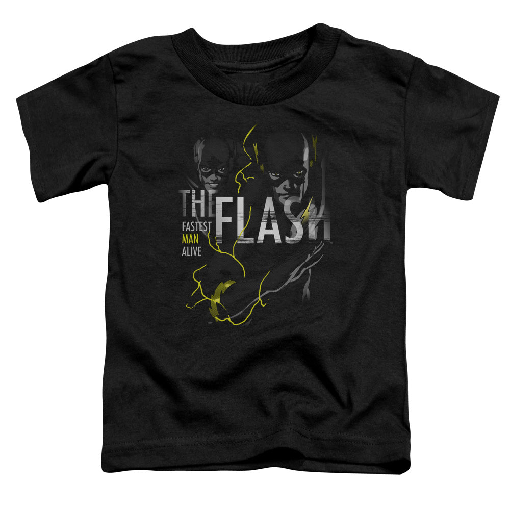 Dc Flash Bold Flash Toddler Kids Youth T Shirt Black Officially Licensed