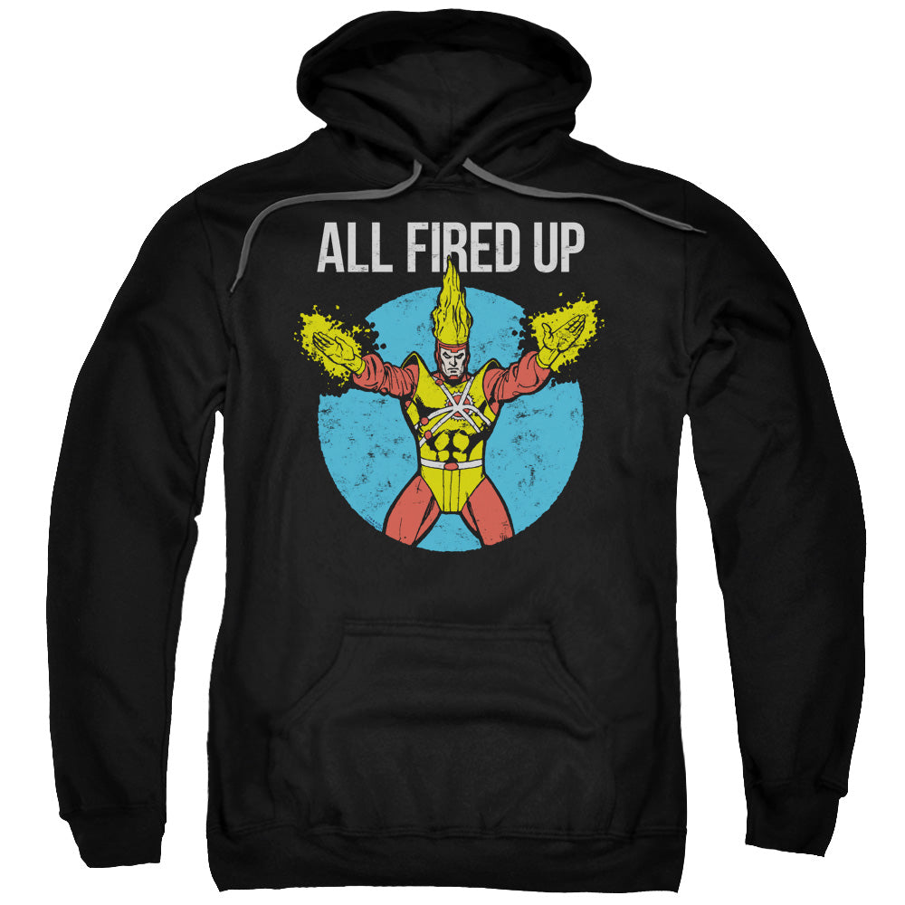 Justice League Firestorms Party Mens Hoodie Black Officially Licensed